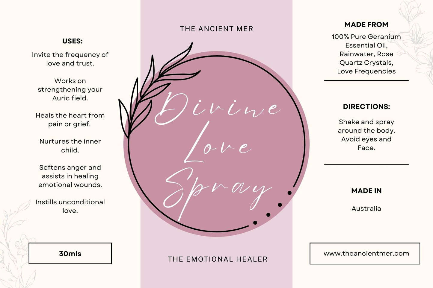 Divine Love Spray
