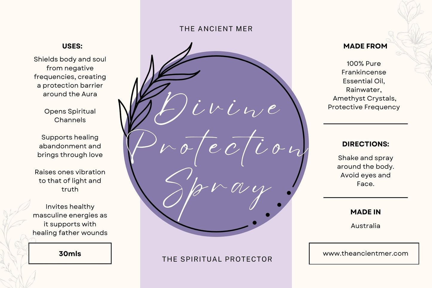 Divine Protection Spray